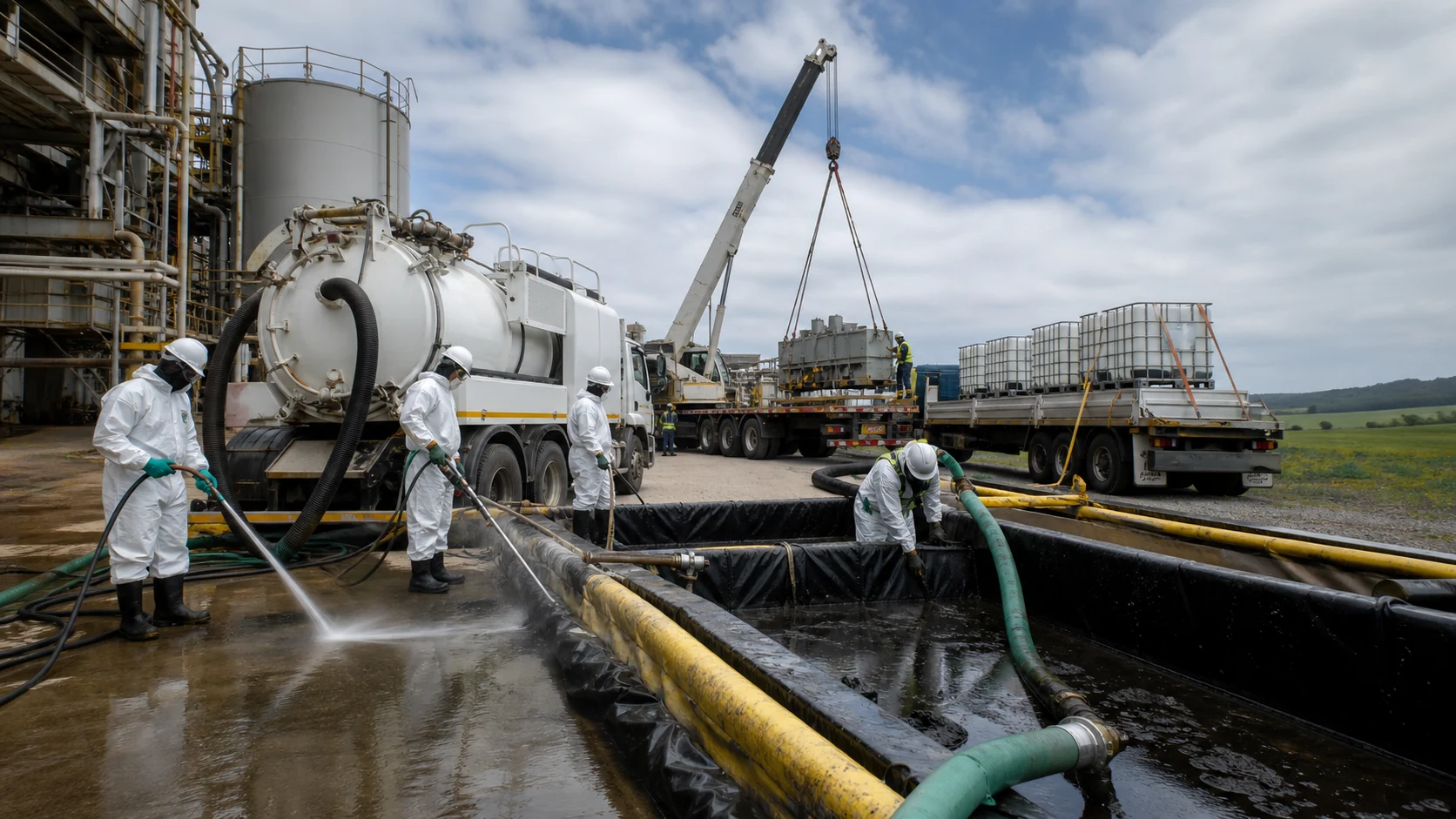 GreenEarth Solutions providing industrial logistics and environmental support